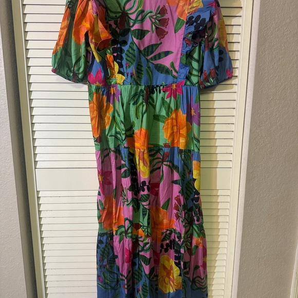 NWT BRITON COURT Agata midi Dress, Floral Size Large and XL. - Picture 11 of 11